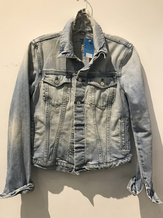 Seven Distressed Denim Jacket: Sz S