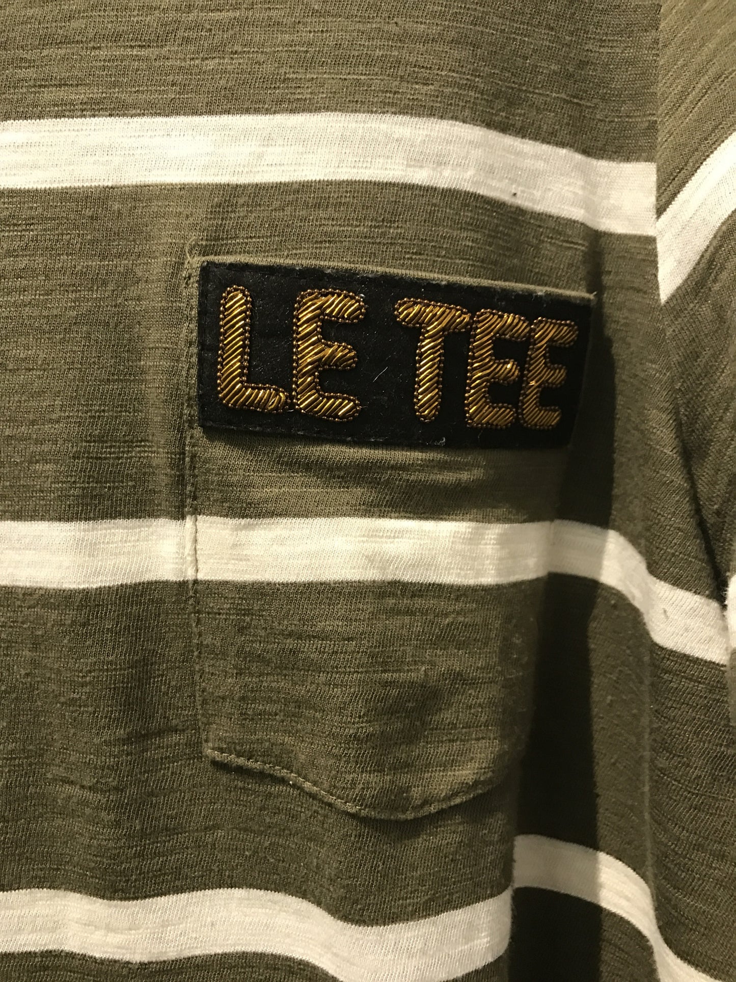 Banana Republic "Le Tee" Olive Shirt: Sz M