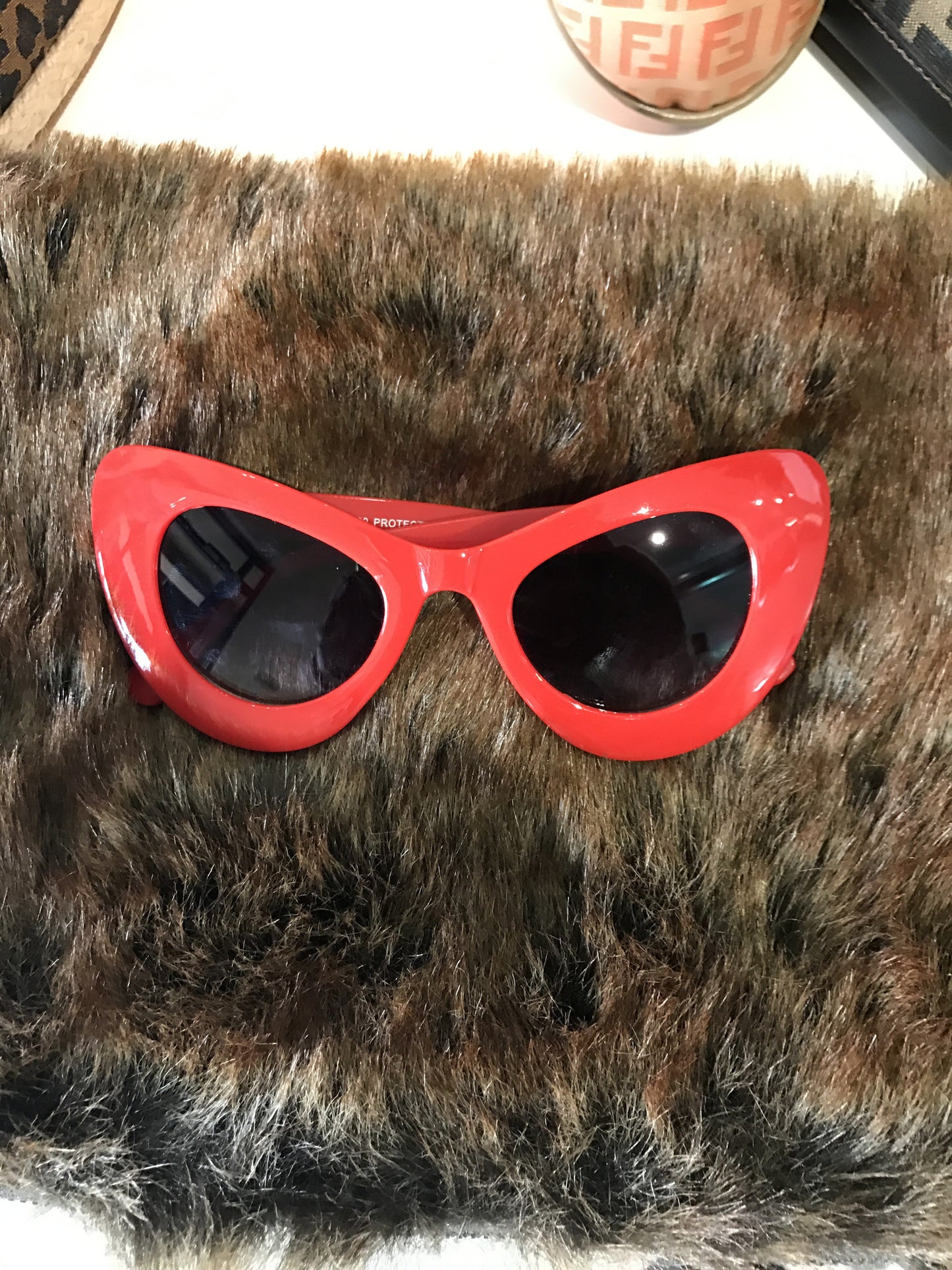 Red Cat Eye Sunglasses