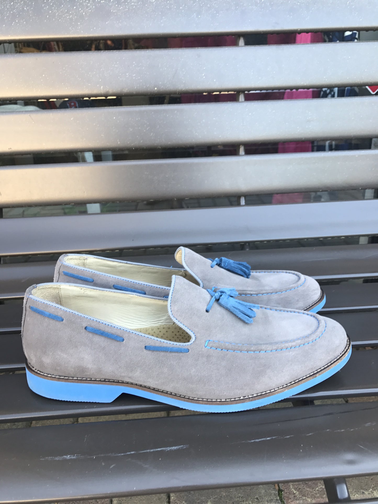 1901 by Nordstrom Suede Tassel Loafer: Sz 12