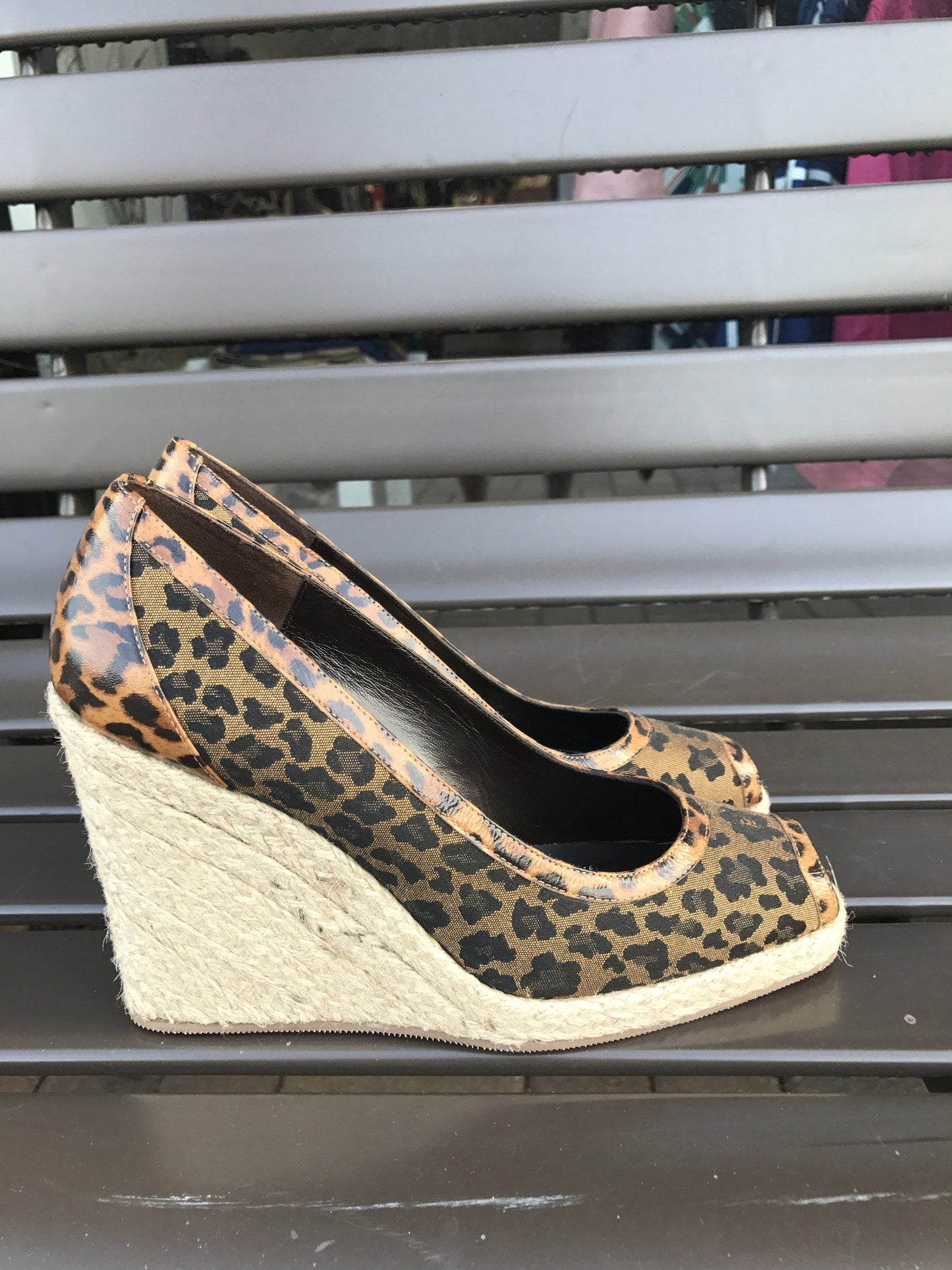 FENDI Leopard Wedge: Sz 39 (8)