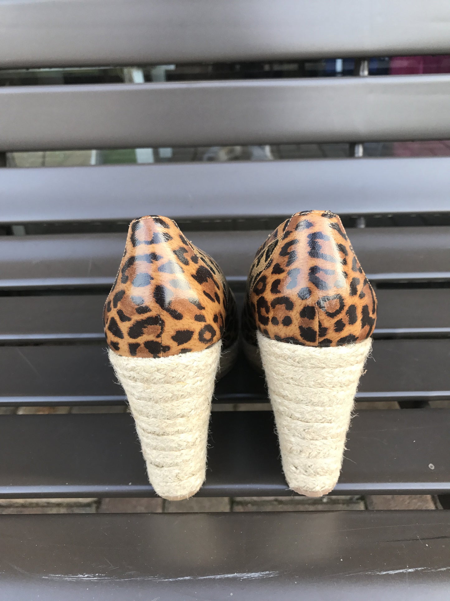 FENDI Leopard Wedge: Sz 39 (8)