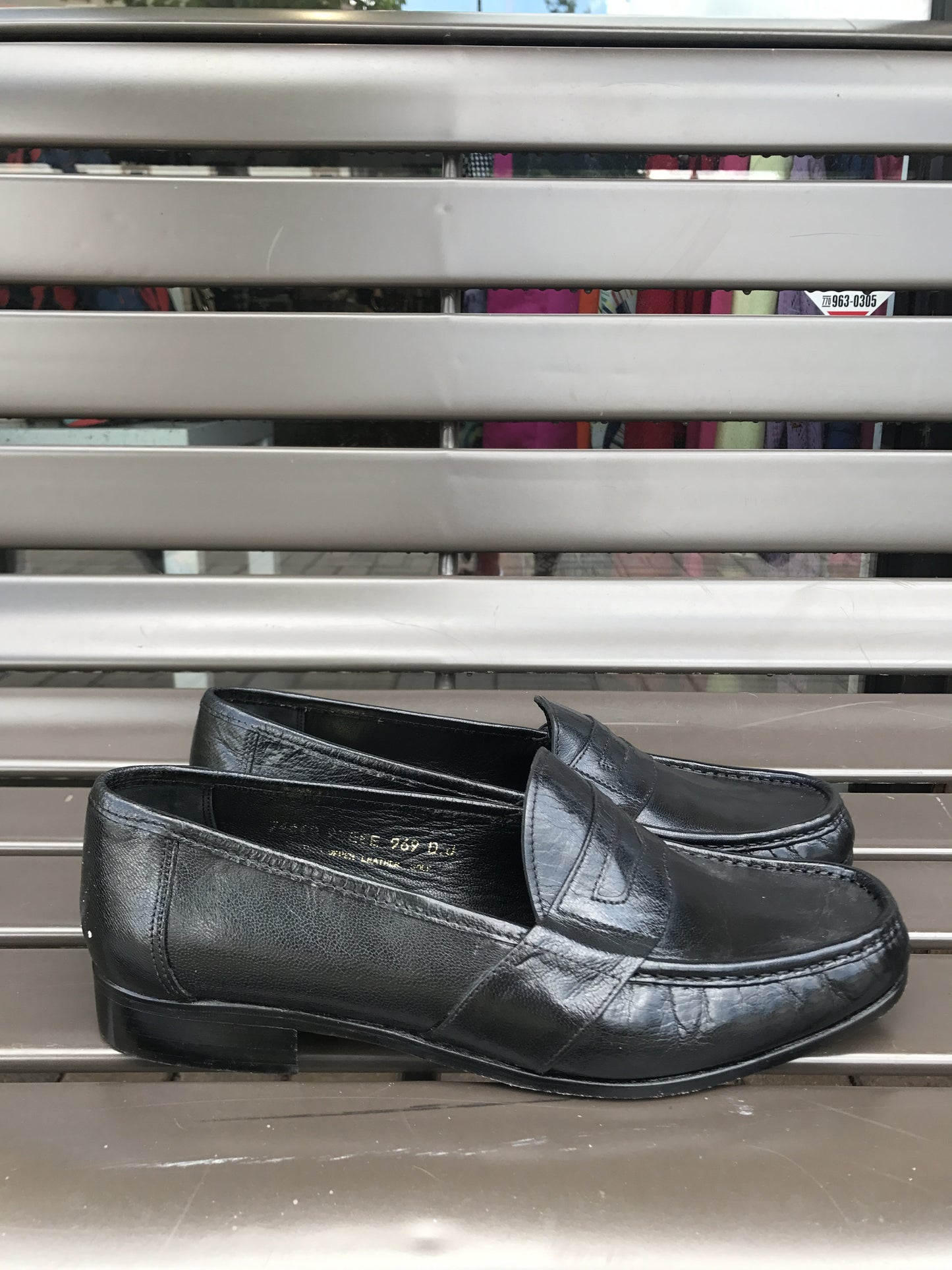 D. Nerini Italian Leather Loafers: Sz 9.5