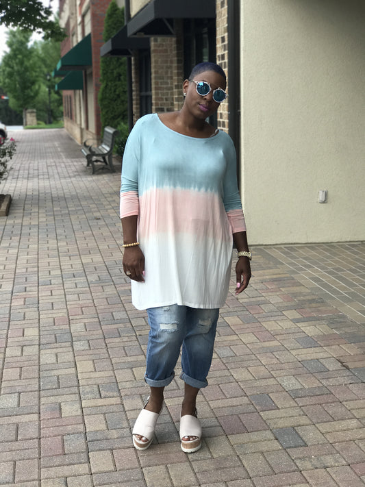 New! Pastel Tie Dye Tunic!!!