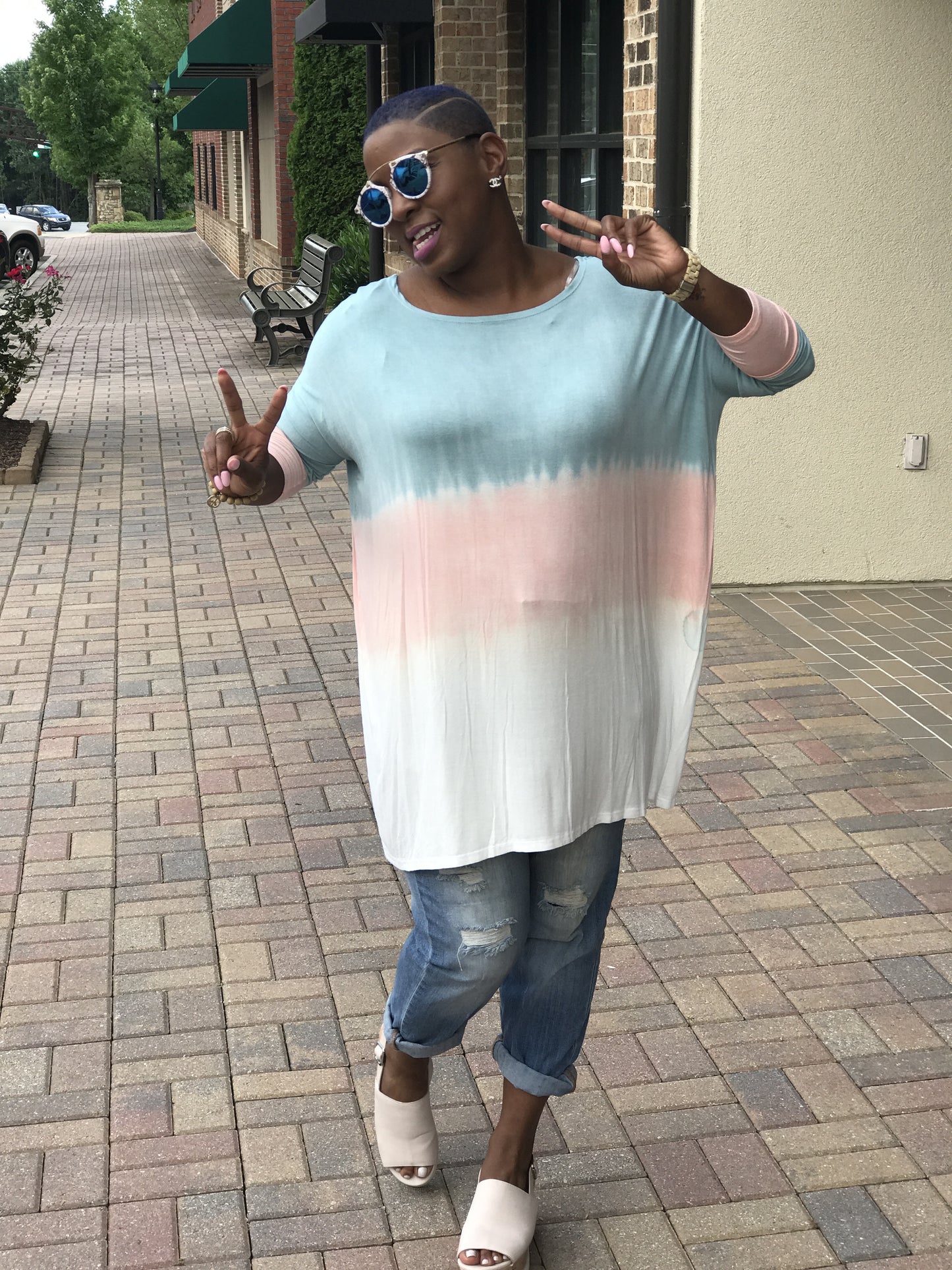 New! Pastel Tie Dye Tunic!!!