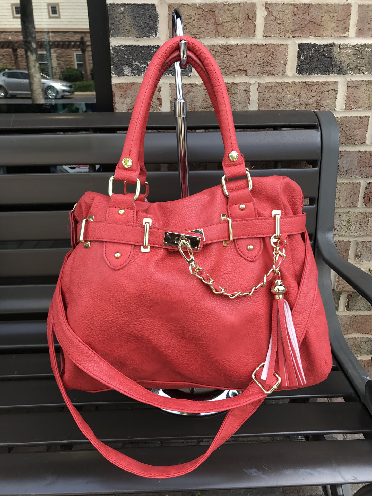 Steve Madden Red Handbag: Medium