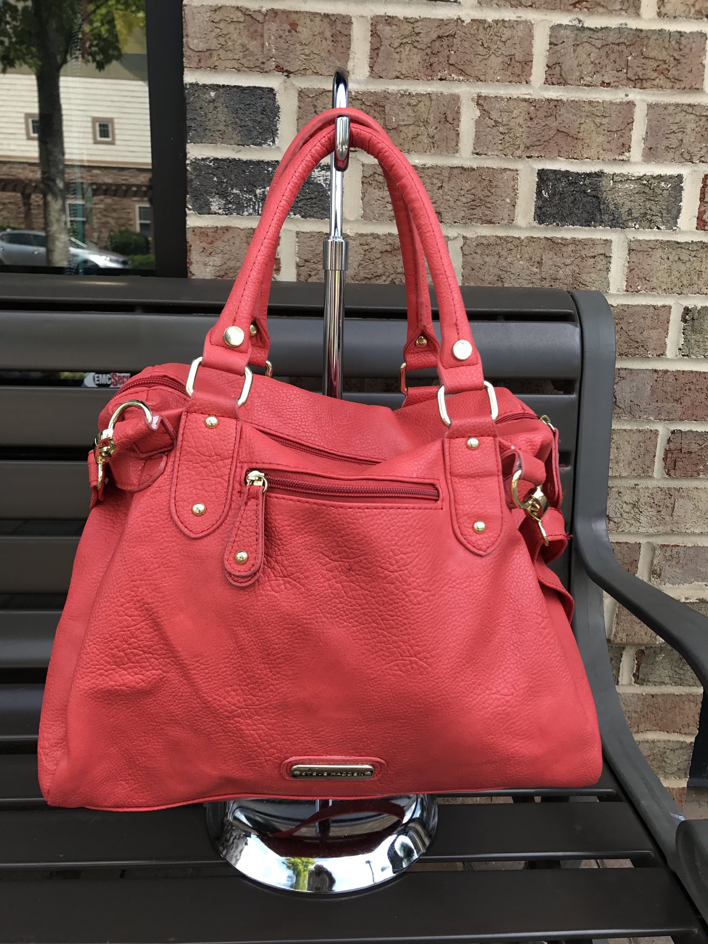 Steve Madden Red Handbag: Medium