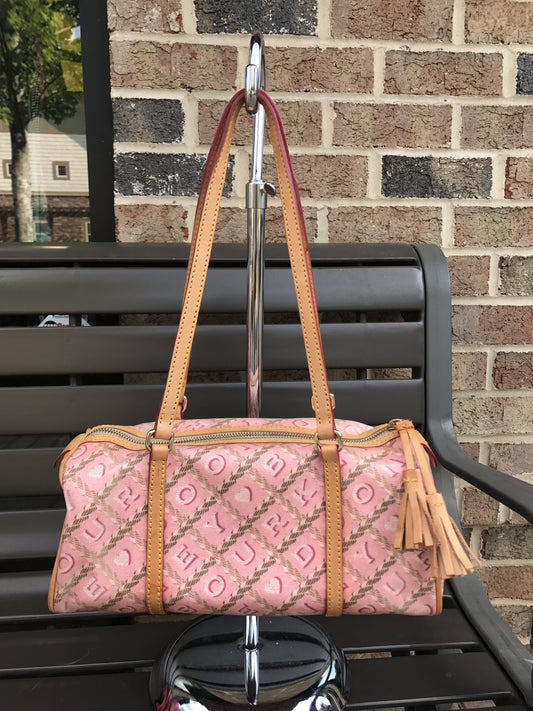 Dooney & Bourke Pink Heart Tote: Small