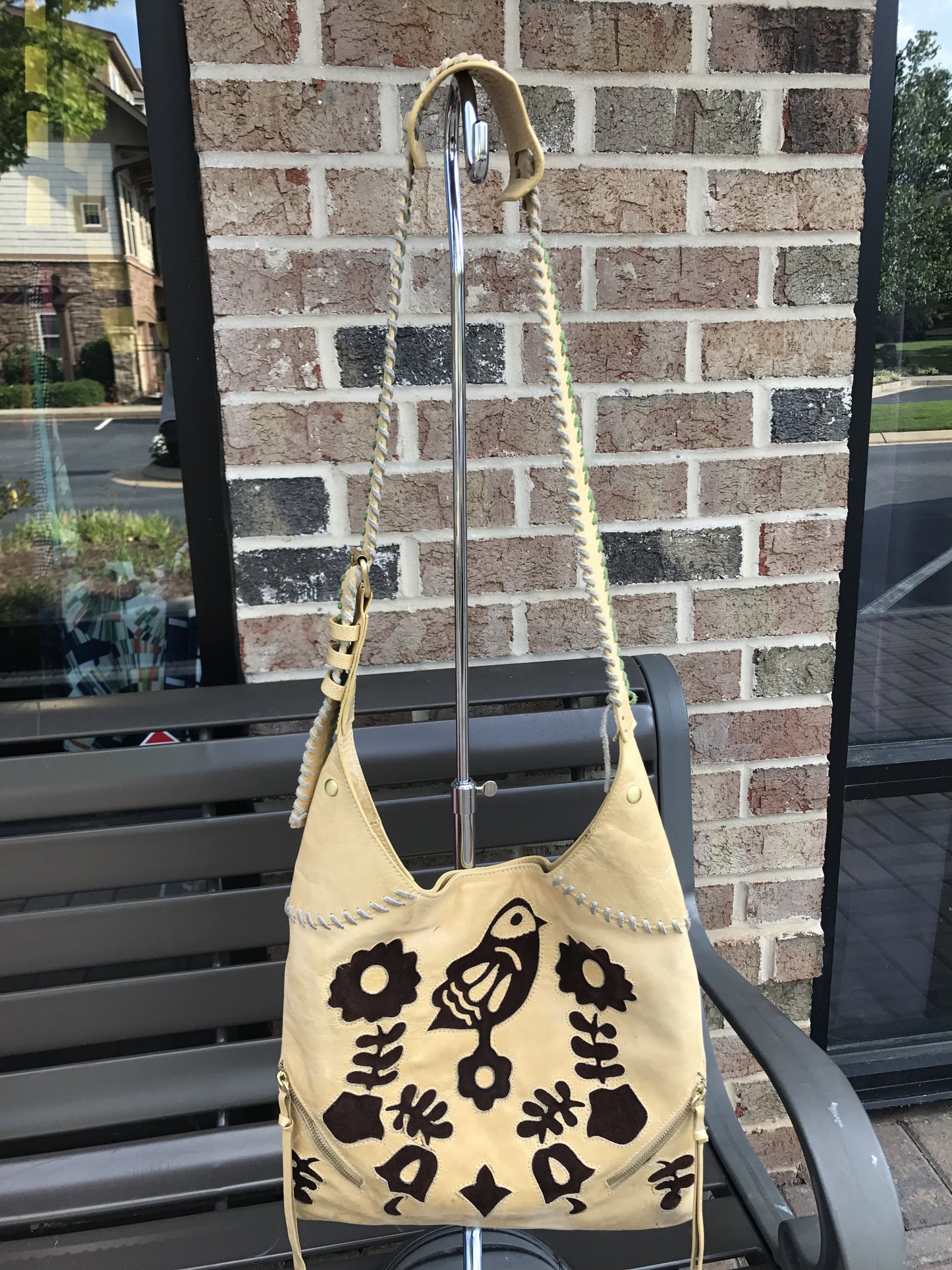 Hand Made Leather Crossbody: Medium