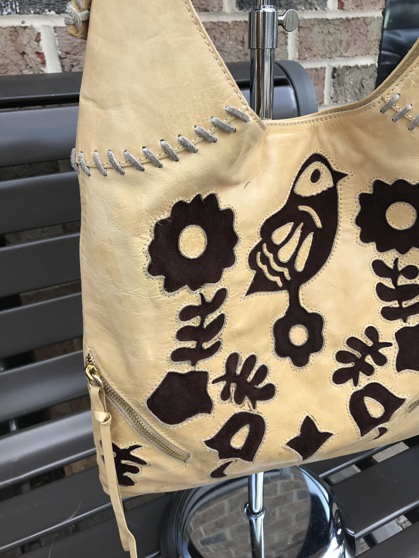 Hand Made Leather Crossbody: Medium