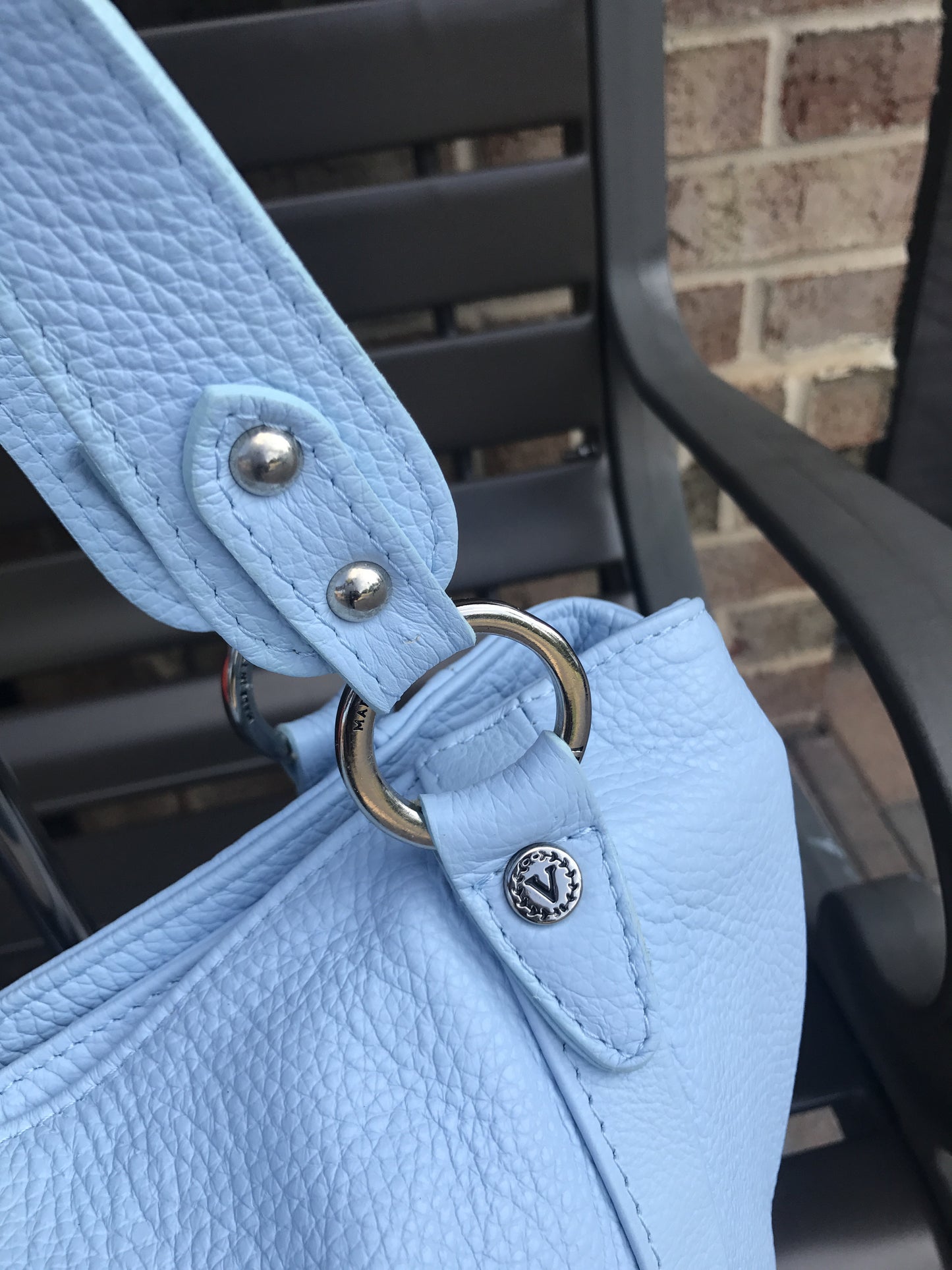 Valentina Leather Handbag: Medium