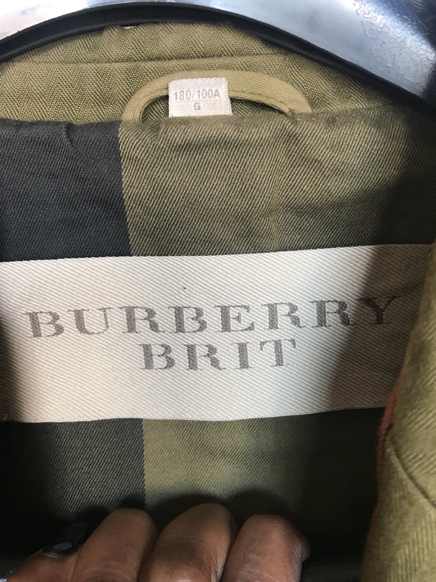 Burberry Cargo Jacket: Sz L