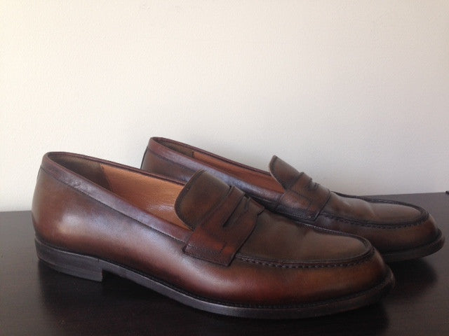 Men's Salvatore Ferragamo Brown Loafer: Size 9.5