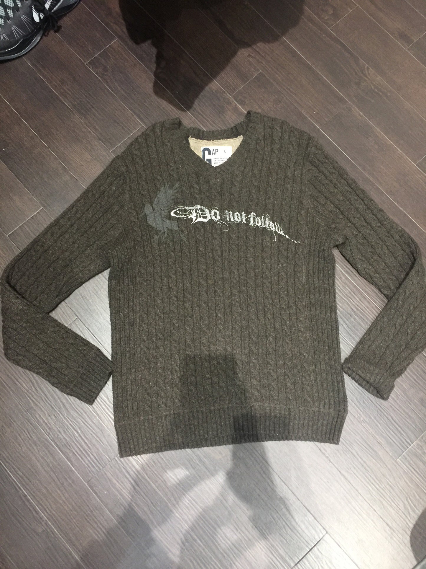 Gap Cable Knit Sweater: Sz L