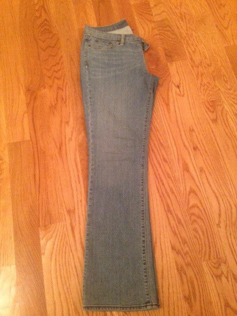 Medium Tint Denim Jeans Boot Cut: Size10L