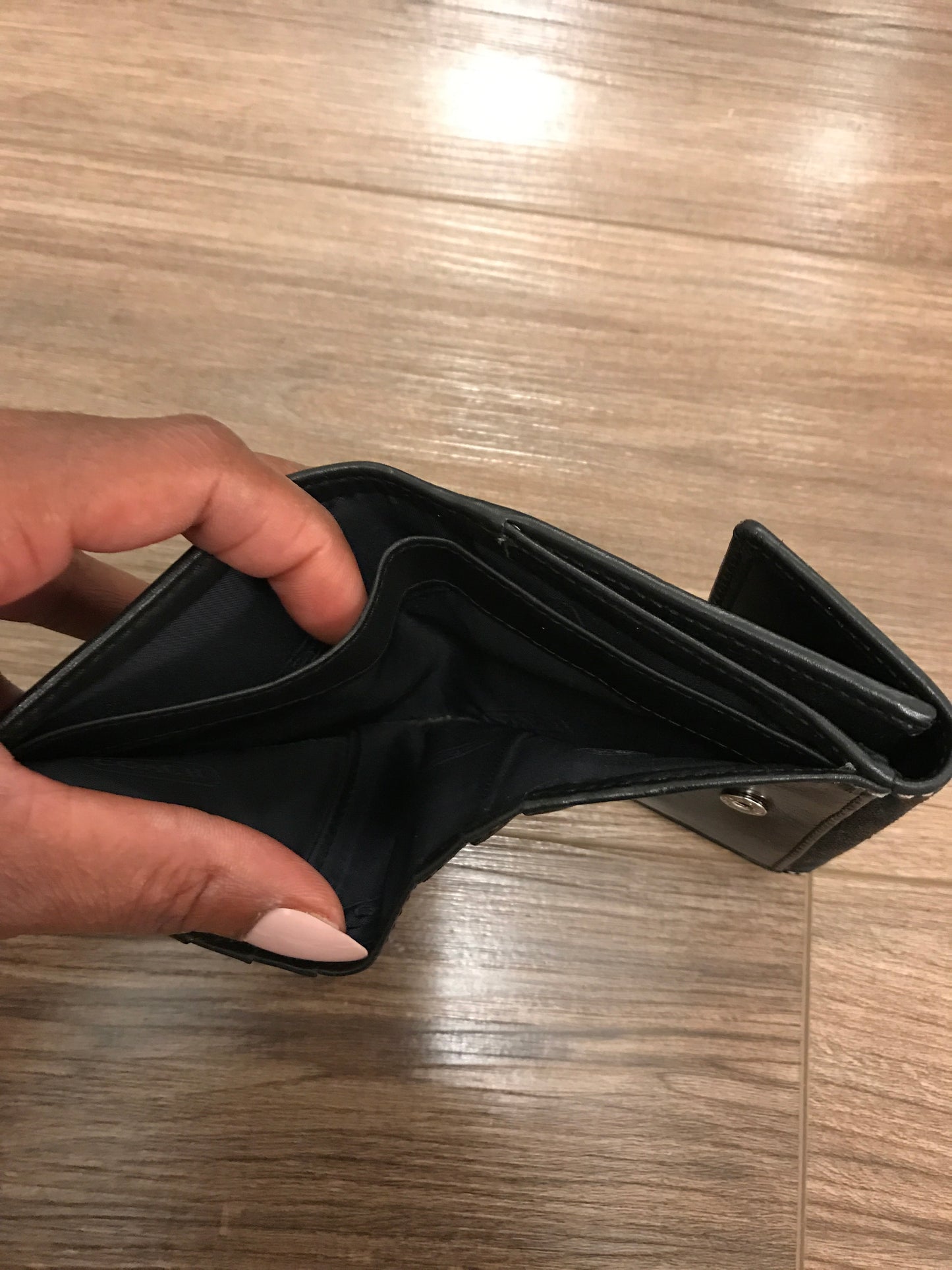 Coach Monogrammed Mini Wallet!