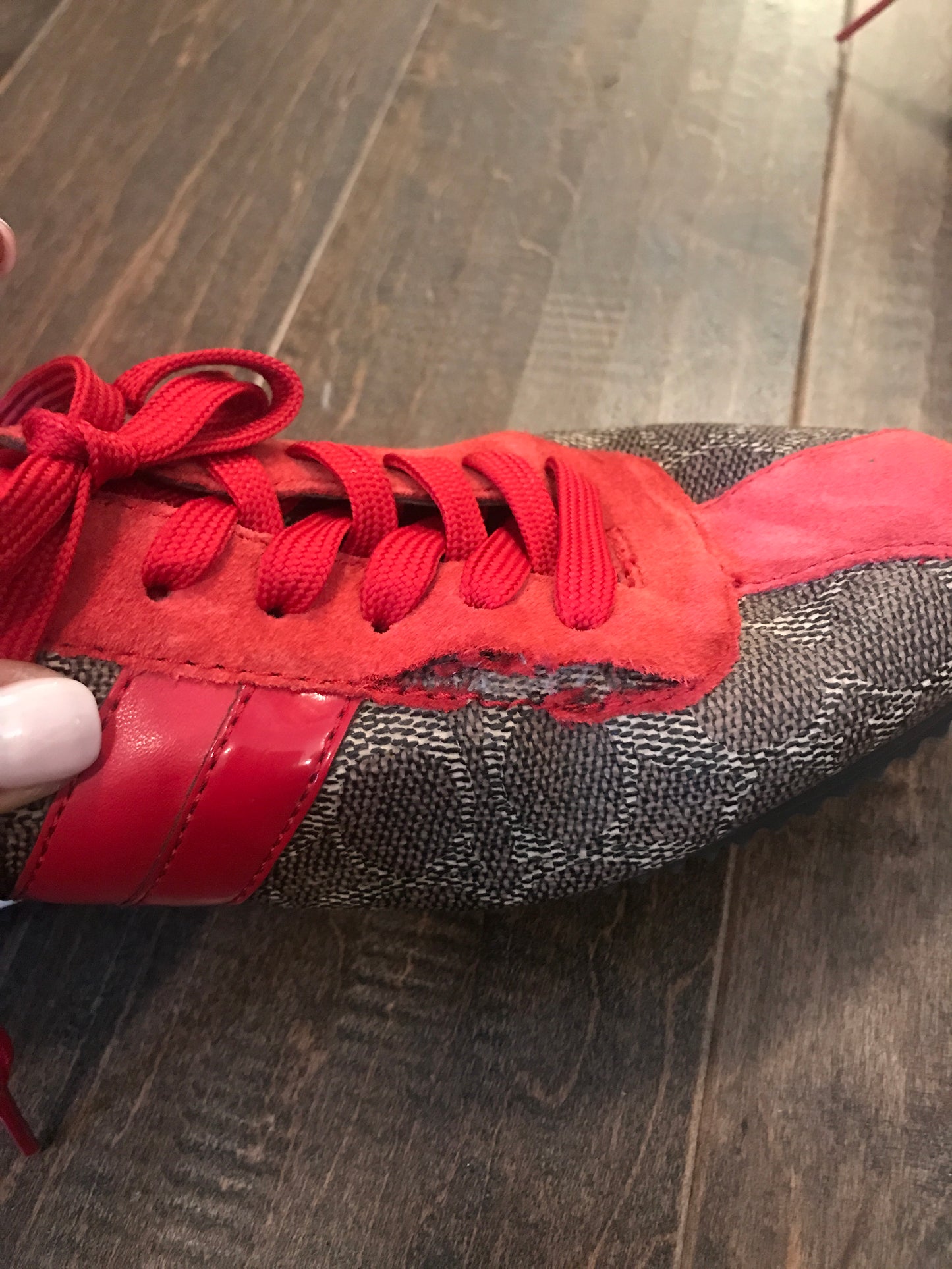 Coach Monogrammed  Sneakers: Sz 7.5