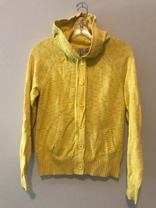 Canary Cardigan Hoodie: Sz M