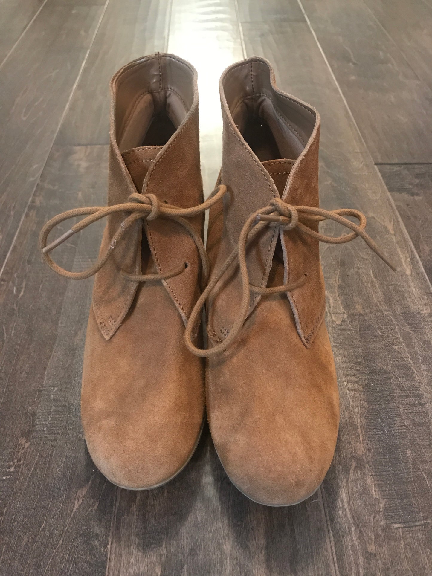 Merona Suede Wedge Boots: Sz 9.5