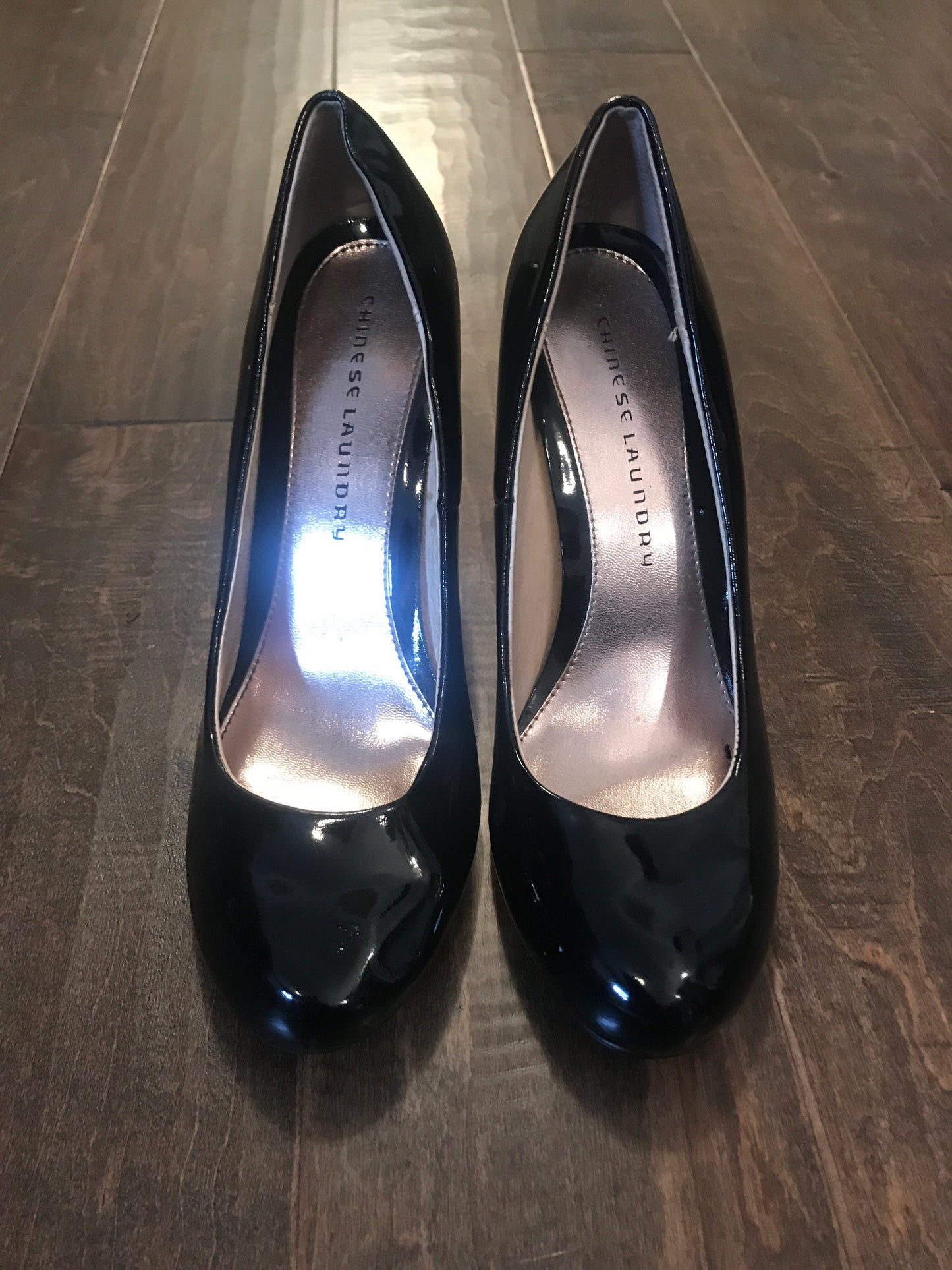 Chinese Laundry Patent Heels: Sz 9