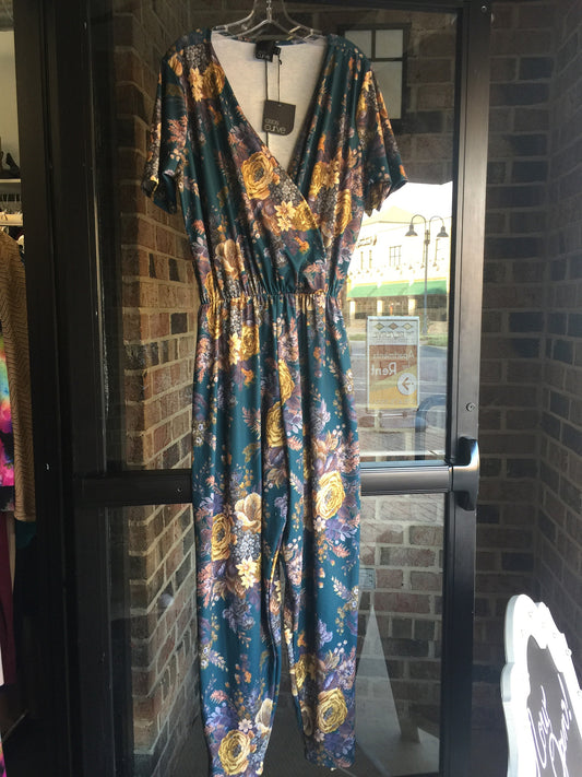 ASOS Floral Romper: Sz 16