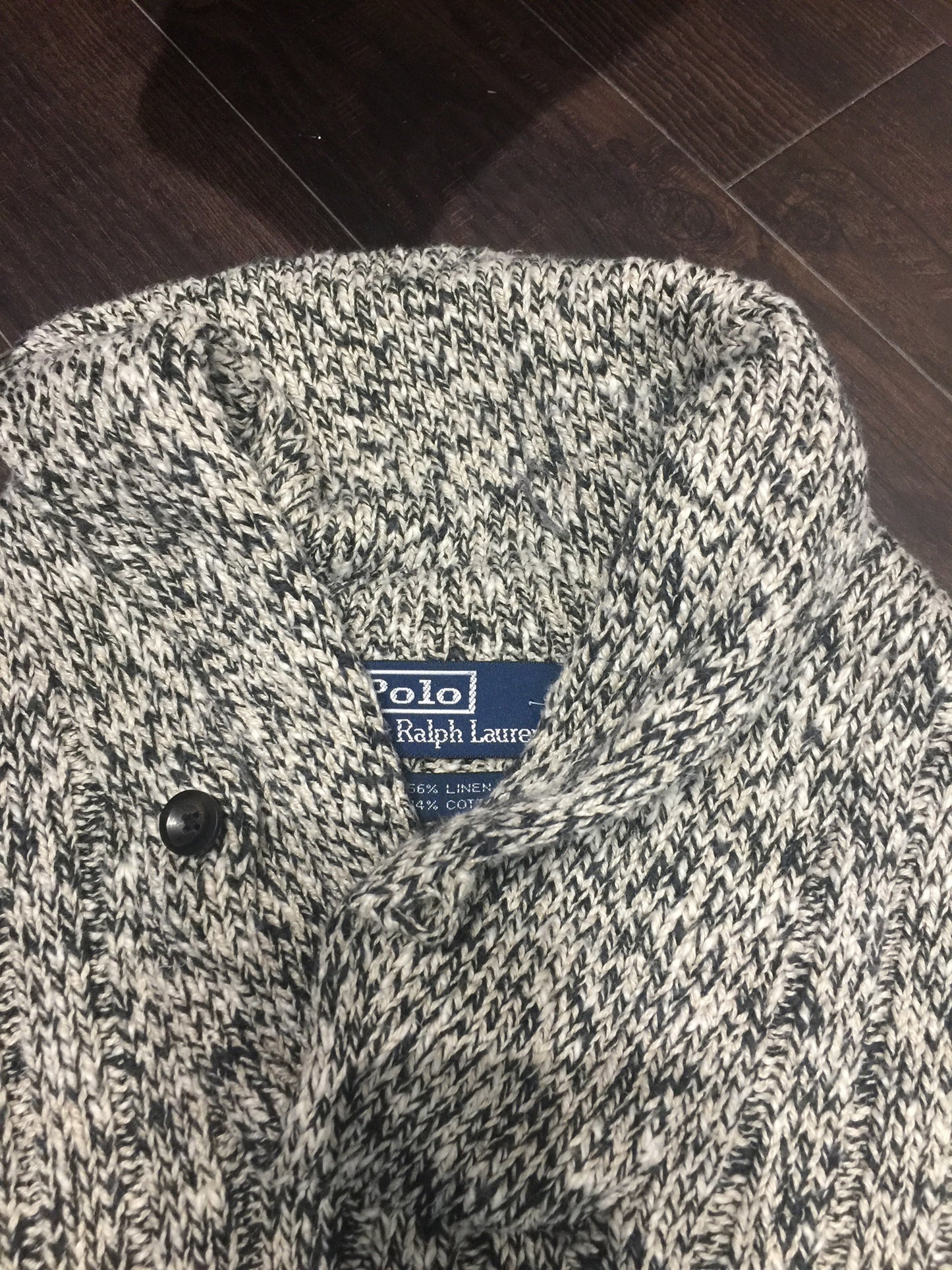 Polo Knit Sweater: Sz M
