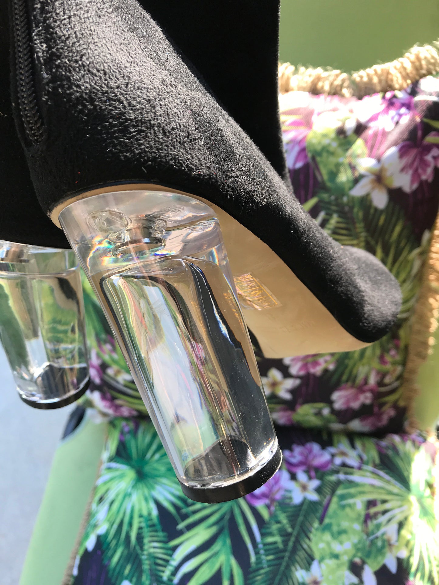 BooHoo Peep Toe Bootie: Size 8