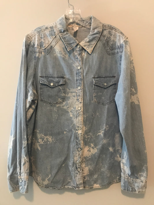 Acid Washed Denim shirt: Sz 2X