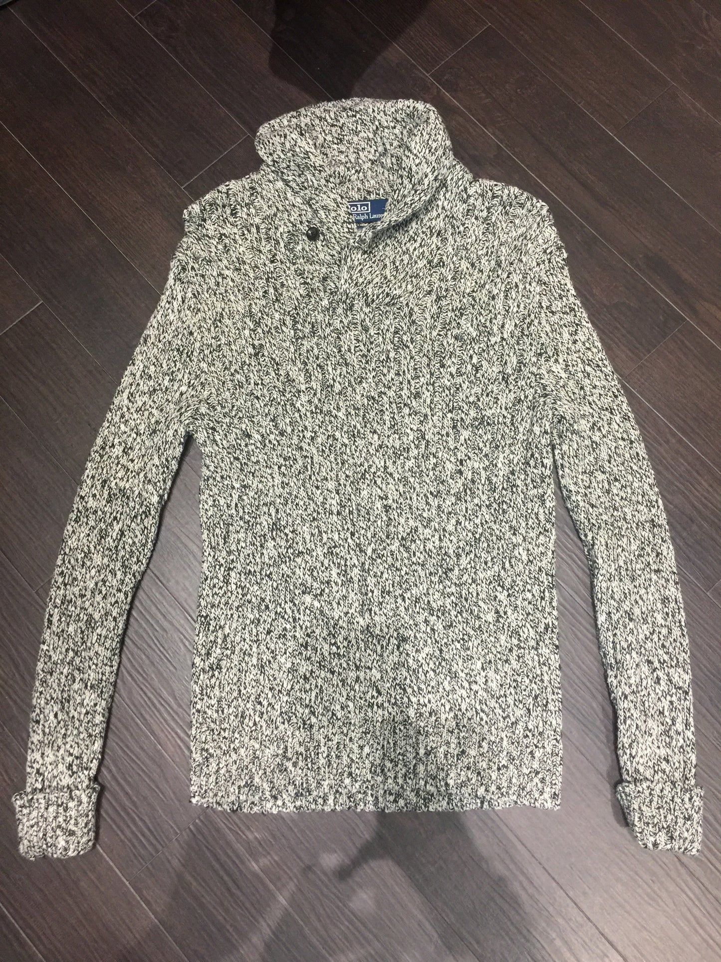 Polo Knit Sweater: Sz M