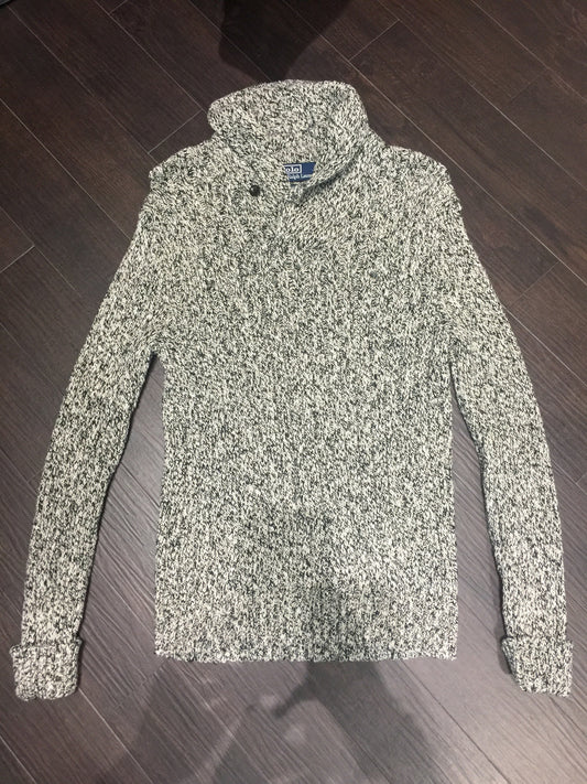 Polo Knit Sweater: Sz M