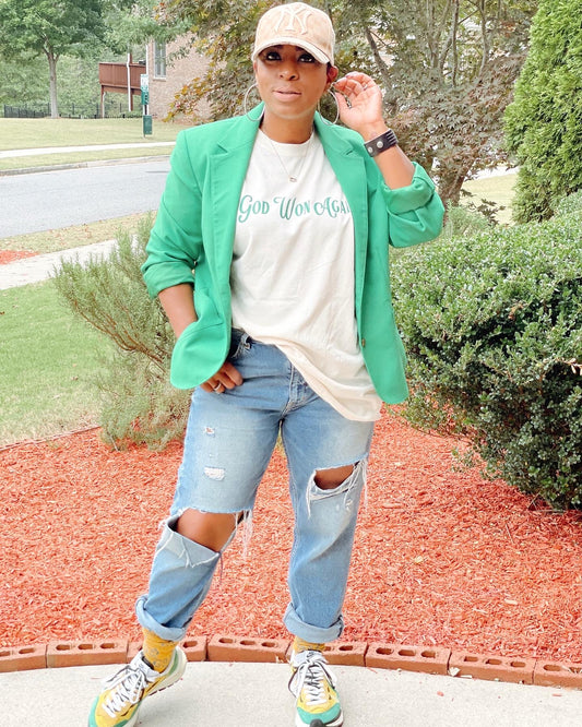 SUMMER SALE! God Won Again Tee.