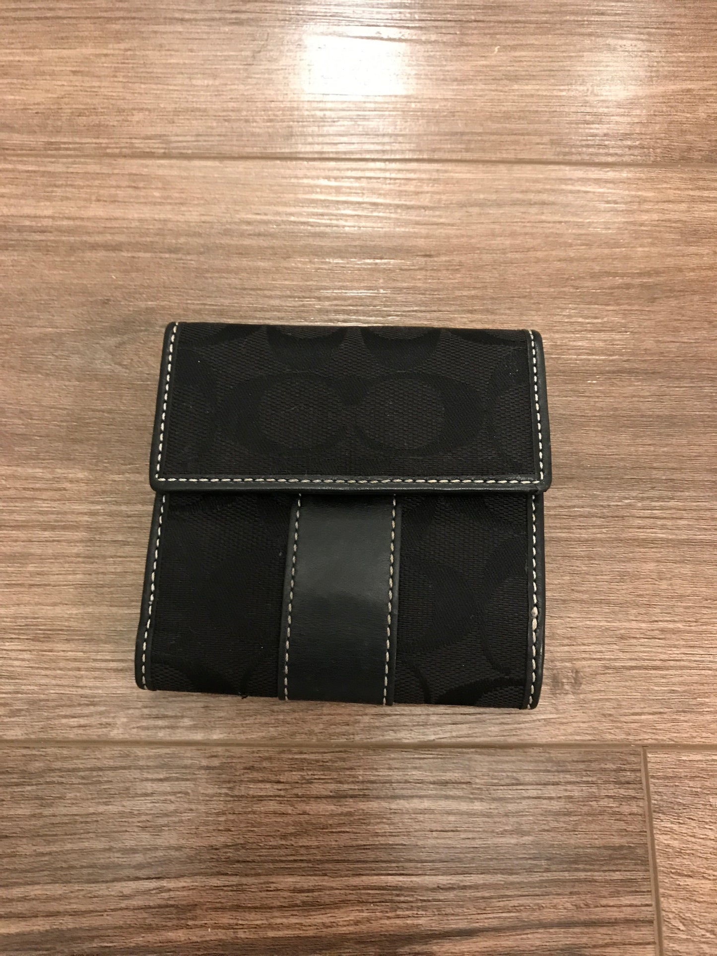 Coach Monogrammed Mini Wallet!