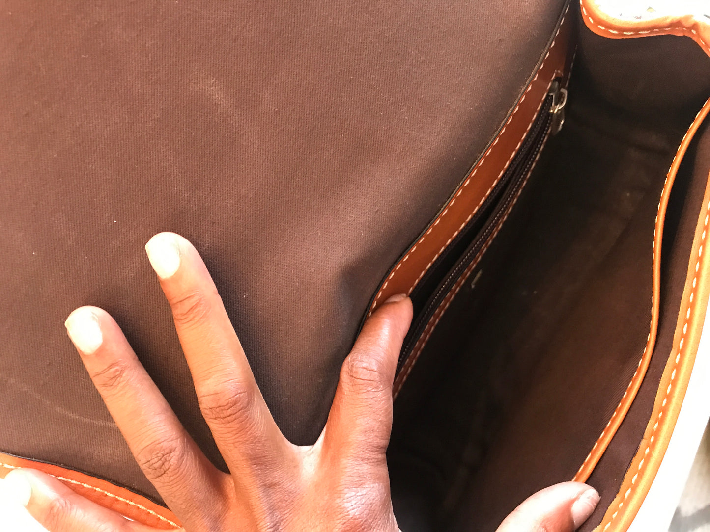 Hand Carved Leather Crossbody!